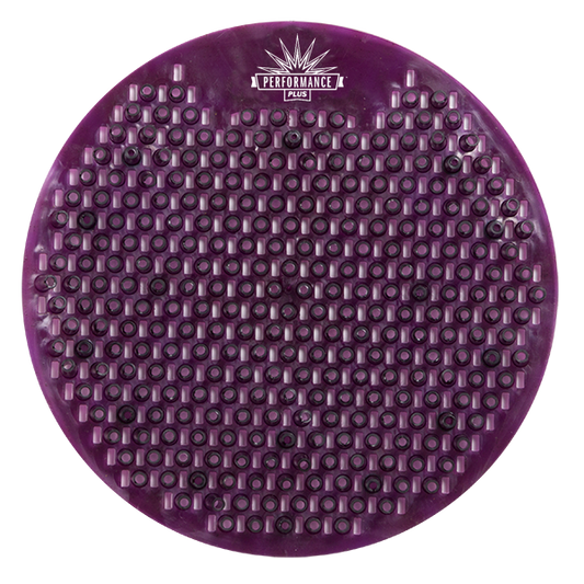 Splash Free Purple Urinal Screen  Round Vineyard Scent