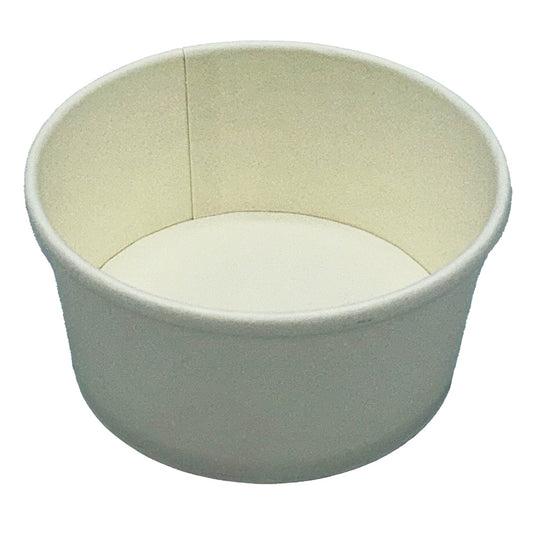 Paper Food / Soup Container Bulk 8 oz White