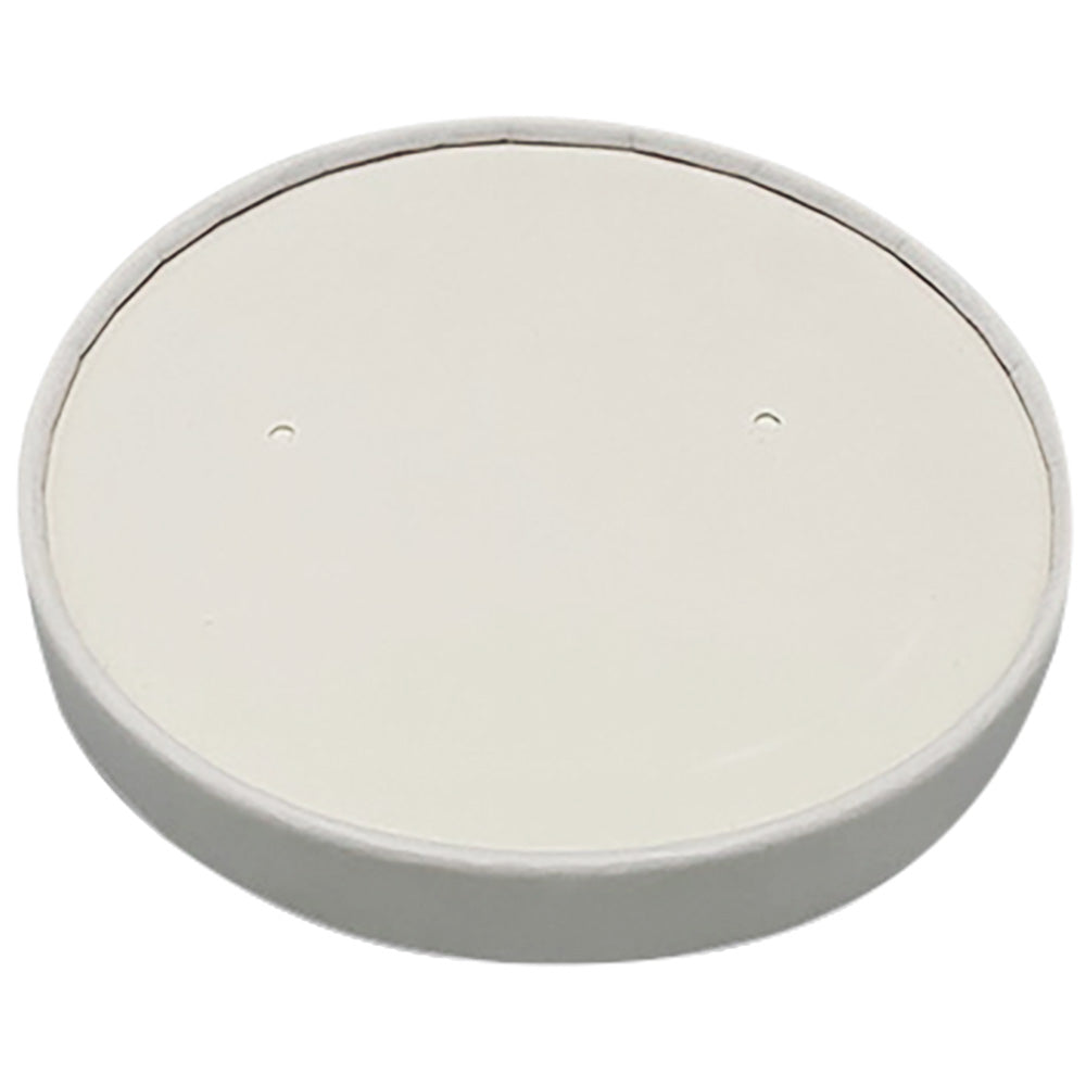 Paper Vented Lid  White For 32 oz