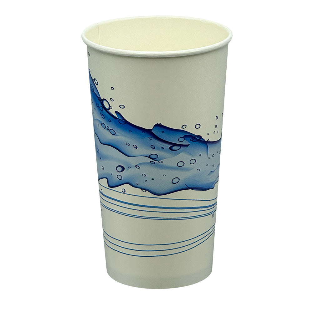 Paper Cold Cup 44 oz , "Cool Wave" Stock Print