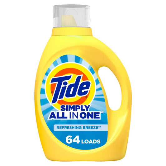 Tide HEC Liquid Laundry Detergent 84 oz , Simply Refreshing Breeze