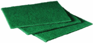 Nylon Scour Pad Heavy Duty Green , 9" x 6"