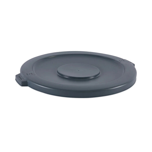 Lid For Round Waste Receptacle 44 Gallon , Gray