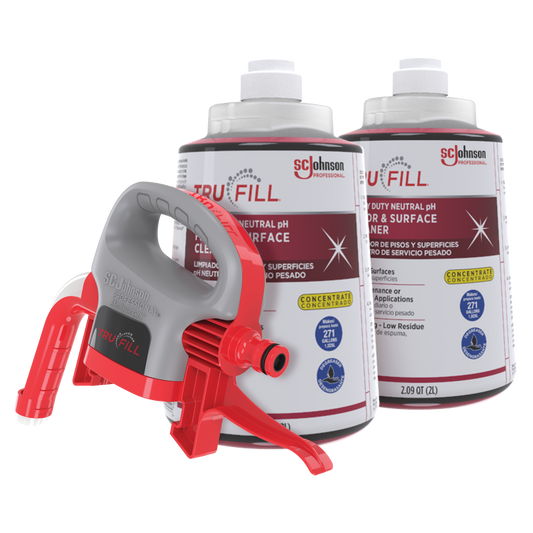 Heavy Duty Neutral Floor Cleaner Starter Pack , 2 Liter , TruFill
