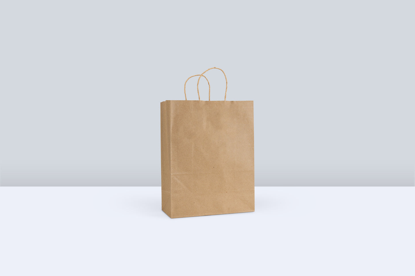 Reddi-2-Go Twist Handle Paper Bag 10" x 5" x 13" , Kraft , 60#