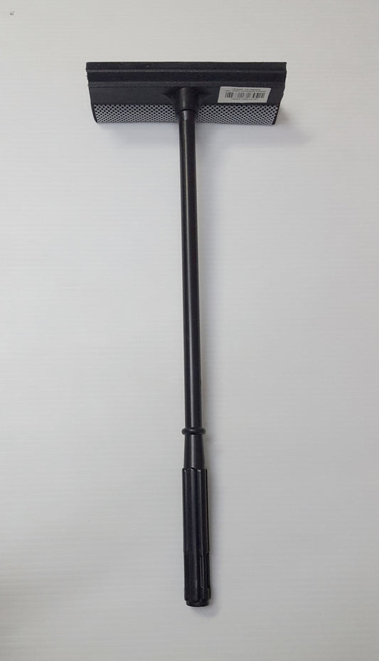 Window Car Squeegee w/ Sponge Head 4" x 2" Black, Plastic