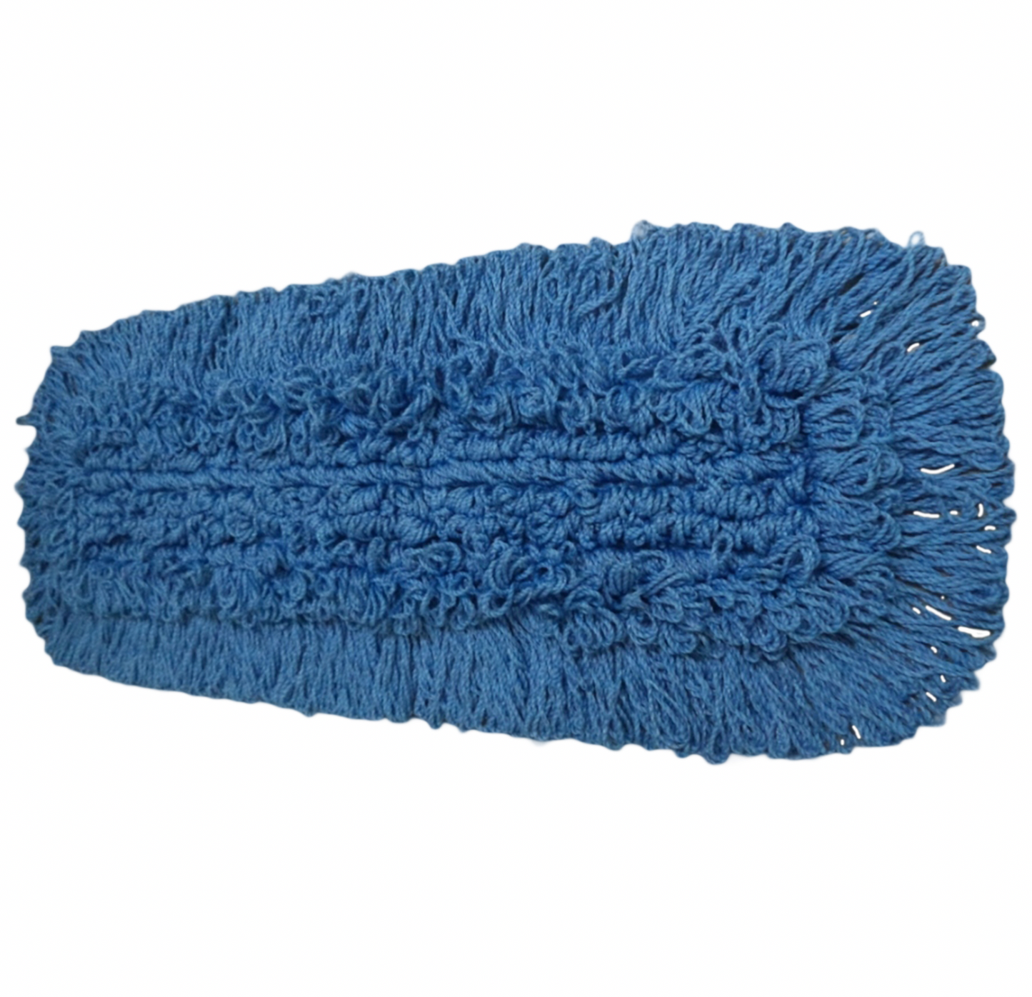 5" X 24" Blue Microfiber Dust Mop Loopend Tie-less Style