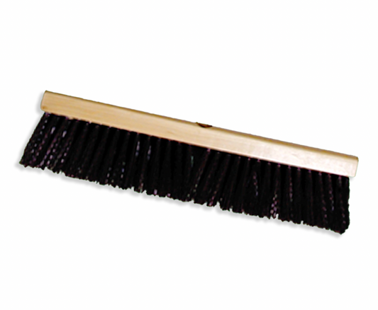 Black Tampico Push Broom 18"
