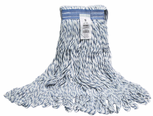 Small Candy Striped Finish Mop Blue / White Narrow Band