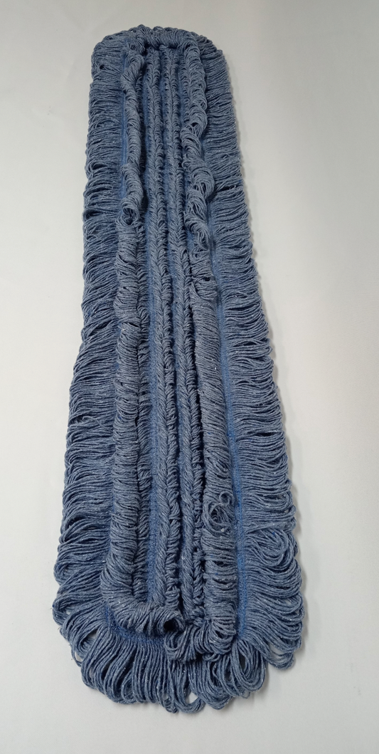 5x36 Prima Sewn Dust Mop Tie-less Blue Loopend
