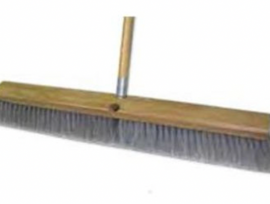 Gray Flagged Wood Push Broom 36"