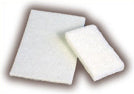 Fine Non-Abrasive Scrub Pad White 6" X 9"
