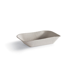 Just #300 Food Tray 9"x7" Pulp
