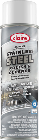 Aerosol Stainless Steel Polish & Cleaner Oil Base