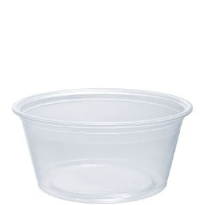 Portion Container 3 1/4 oz Clear