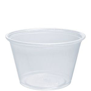 Portion Container 4 oz   Clear