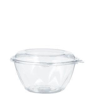 SafeSeal Tamper-Evident Bowls Clear 32 oz w/ Dome Lid