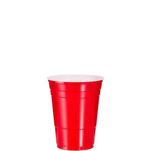 Red PS Cup - Smooth Sidewall 16oz
