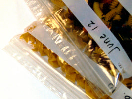 Seal Top Gallon Bag w/ White Strips Clear 10"X12"1.75Mil LDPE