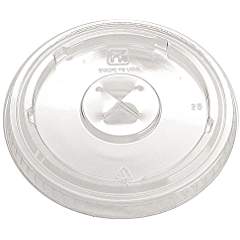 Clear Flat Drink Cup Lid  X-Slot For KC12S KC16T KC16S KC20 KC24
