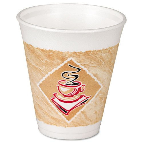 Cafe G Foam Cup 12 oz White w/ Cafe G design