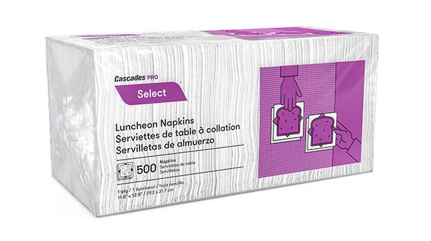 Select 1/4 Fold Luncheon Napkin White 11.5" X 12.5" 1-Ply