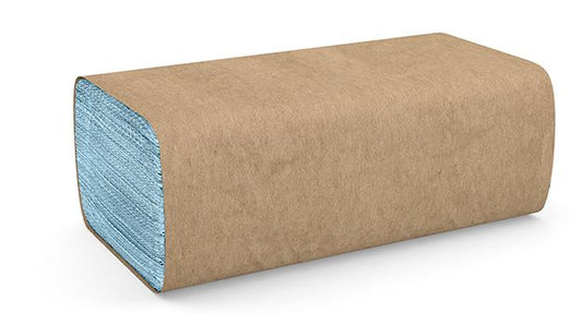 Tuff-Job Windshield Paper Wiper Blue 9.25" X 10.25" 2-Ply