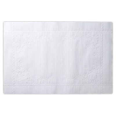 Straight Edge Placemat White 10" X 14" Granada