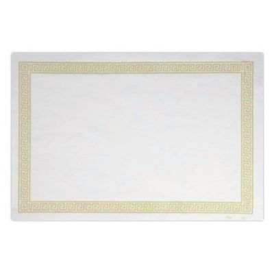 Greek Key Gold Placemat 9.5" X 13.5"