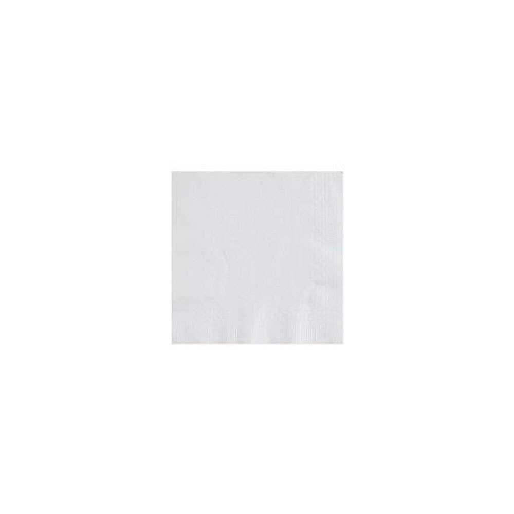 10" X 10" Beverage Napkin White 2-Ply 1/4 Fold