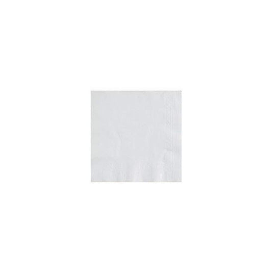 10" X 10" Beverage Napkin White 2-Ply 1/4 Fold