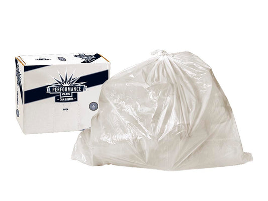 30x36 .31mil Clear 20-30 gallon Hi-Density liner interleaved roll