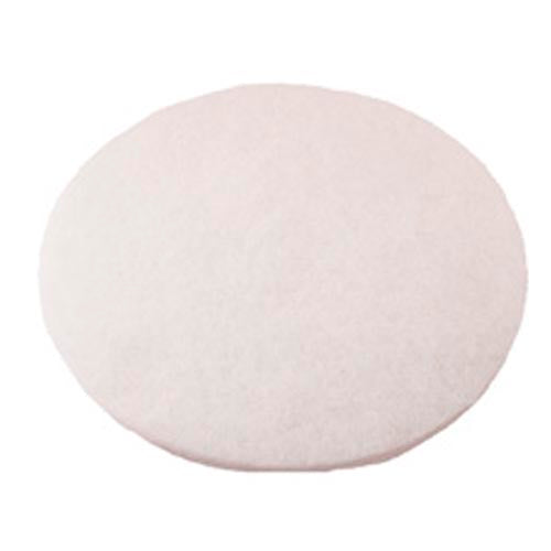 Round Polishing Pad White 17"
