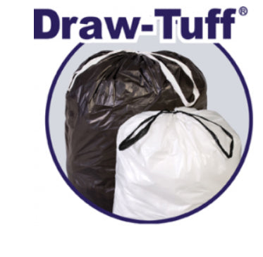 28x38 1.0 mil Natural Slim Jim Draw Tape Liner