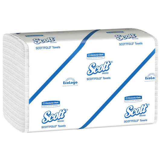 Scott Scottfold M Towels White 7.8" x 12.4"