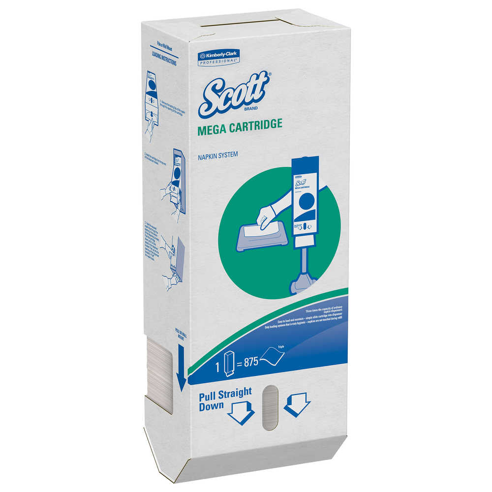 SCOTT Mega Cartridge Napkins 6.5" x 8.4"