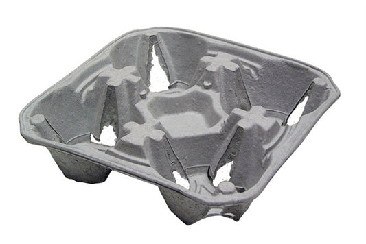 4-cup Beverage Carrier Holds Cups 8-32 oz