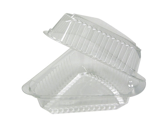 9" Deep Pie Wedge 9oz Capacity 5.4" x 5.4" x 3" Hinged Container