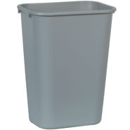 Large Wastebasket Black 41 Quart 38.8 Liter