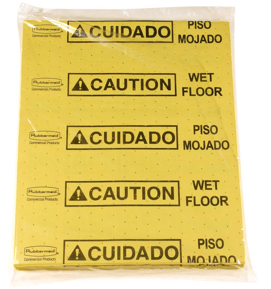 Over The Spill Pads Yellow, 18" X 16.5" 22 Pads