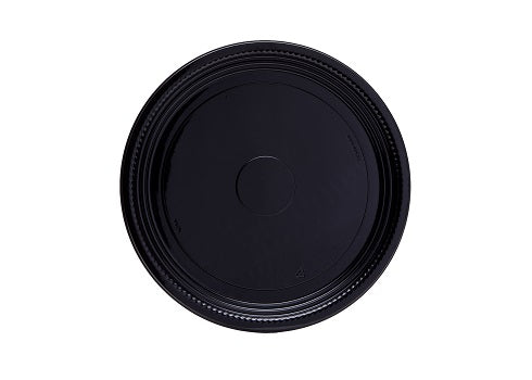 CaterLine Round Thermoformed Tray Black 12"